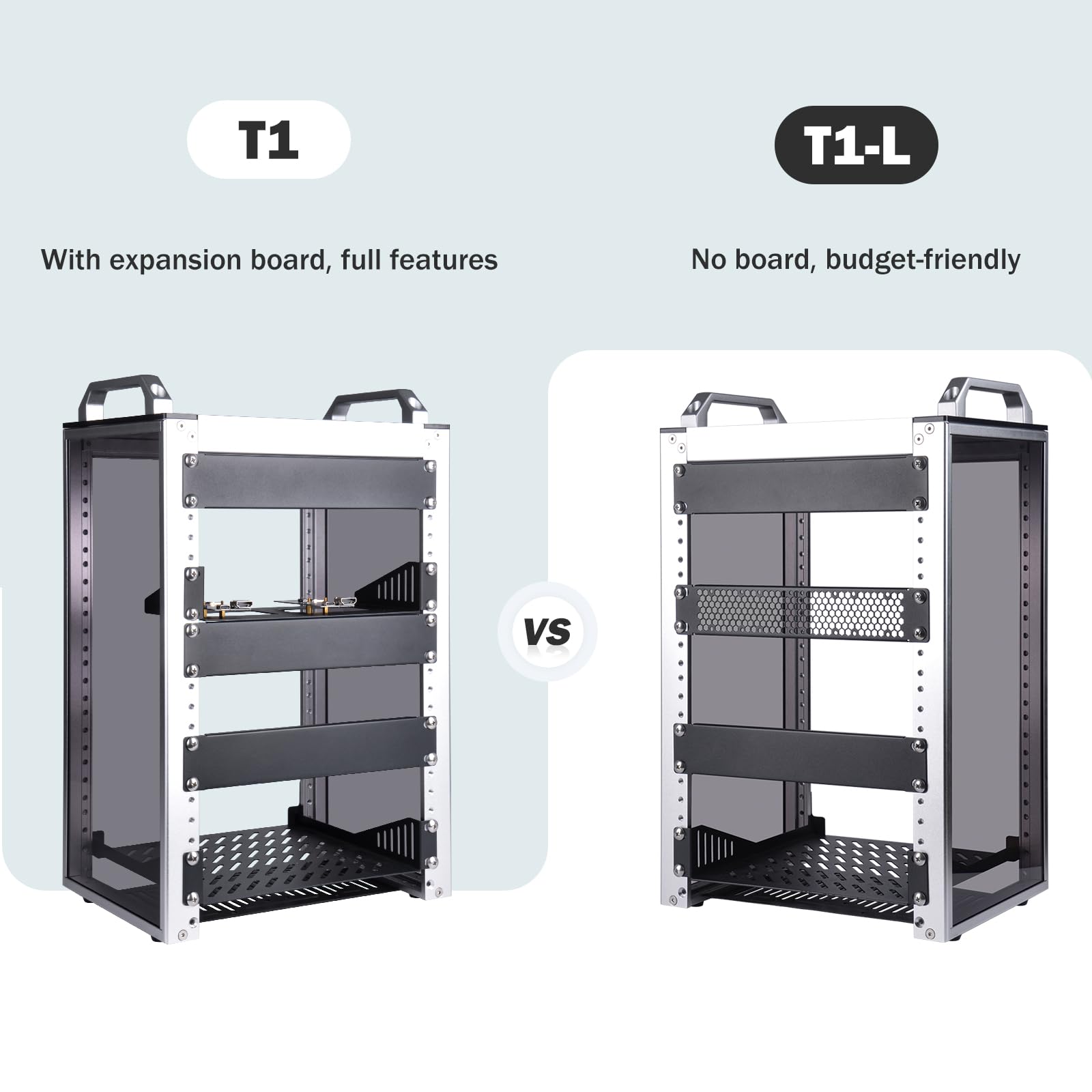 その他 GeeekPi RackMate T1 GeeekPi DeskPi RackMate T1, 10 Inch 8U Server Cabinet, 200mm Mini